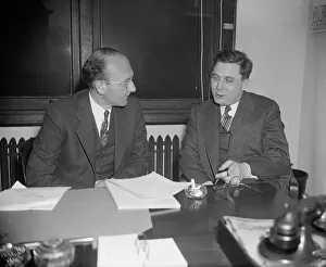 Lobbied: David Lillienthal, TVA Director (left) meeting