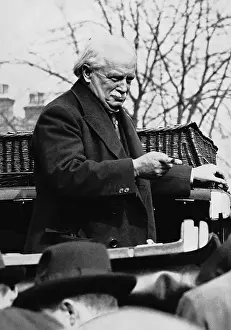 Frodsham: David Lloyd George at an election campaign event