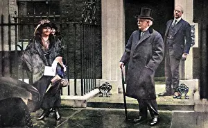Superseded: David Lloyd George leaving Downing Street