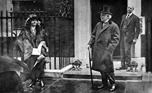 Superseded: David Lloyd George leaving Downing Street