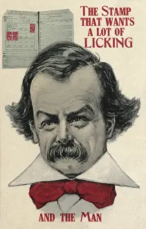 Nationalisation: David Lloyd George - postcard