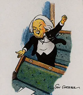 Addressing: David Lloyd George, Welsh Liberal statesman. British