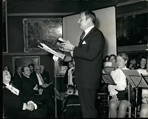 Perspex: David Rockefeller at Youth Orchestras reception