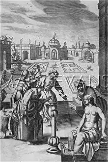 Arranges: DAVID SEES BATHSHEBA
