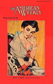 Weekly: David Wright pin-up, American Weekly, Beauty on Parade