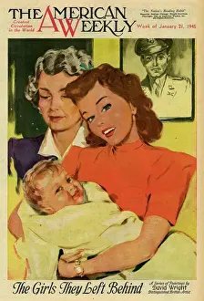 David Wright woman with baby