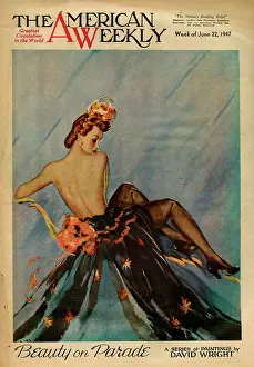 David Wright (terry Parker): David Wright woman with a bare back