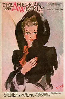 David Wright (terry Parker): David Wright woman in black hooded coat