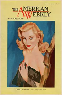 David Wright (terry Parker): David Wright woman in black negligee