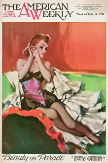 David Wright (terry Parker): David Wright woman in black and pink underwear