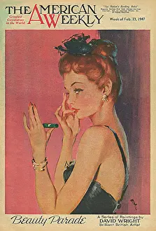 David Wright (terry Parker): David Wright woman holding a small box