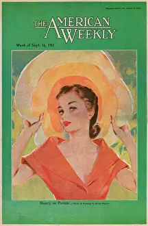 David Wright (terry Parker): David Wright woman in red summer dress