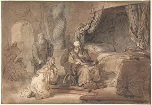 Bathsheba: David's Promise to Bathsheba, 1642?43, Pen and