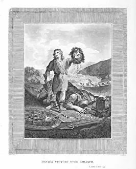 Reuben Luke Collection: David's victory over Goliath