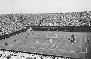 Doubles: Davis Cup doubles match, Wilding's last