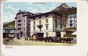 Davos: Davos, Switzerland - The Post and Telegraph Office
