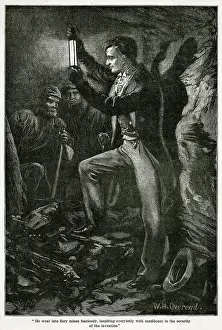 Sparking: Davy Tests his Lamp