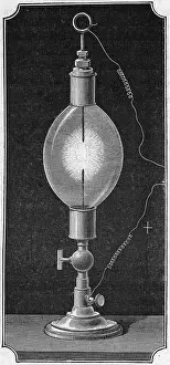Intense: Davy's electric egg. Intense light from voltaic