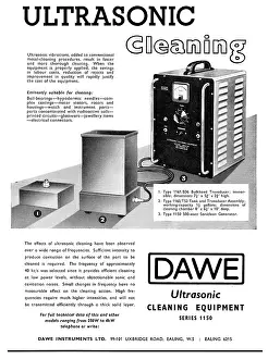 Dawe: Dawe Instruments Ultrasonic Cleaners 1960