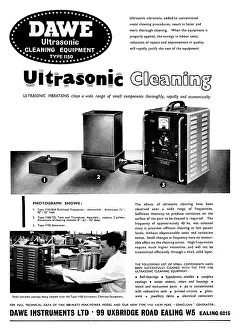 Dawe: Dawe Instruments. Ultrasonic Cleaning Equipment Type 1150