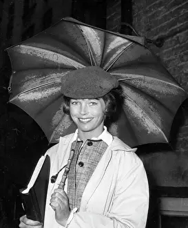 Addams: Dawn Addams, actress, in London