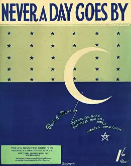 Donaldson: Never a day goes by - Music Sheet Cover