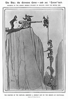 Pontypridd: The Day, Heath Robinson - the hoisting of the hostage