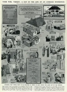 Economising: Day in the life of an average household by G. H. Davis