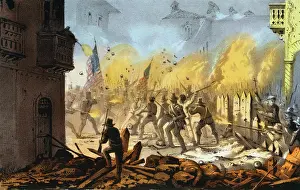 Monterey: Third day of the siege of Monterey sic--Sept. 23rd 1846