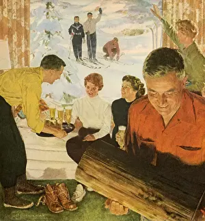Crockwell: After a Day on the Slopes
