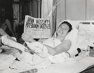 Pacific Region: Five days before Japan's final surrender, newspaper