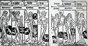 Saturn: Days of the week