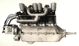 Cooled: Dayton Bear four-cylinder air-cooled inline engine