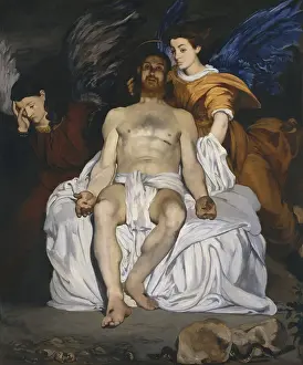 Dead Body: The Dead Christ with Angels, by Edouard Manet, 1864