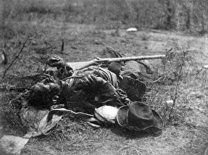 Spottsylvania: Dead Confederate soldier of Ewell's Corps ?