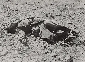Lcgr1310: Dead German soldier in the Western desert after