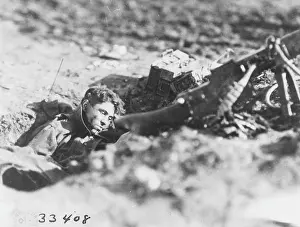 Villers: Dead German soldier WWI