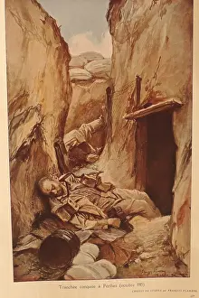 Illustrator: Dead Soldiers in a Trench