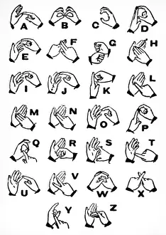 Deafness: DEAF & DUMB ALPHABET