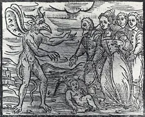 Maleficarum: Deal with the Devil. Illustration from scene