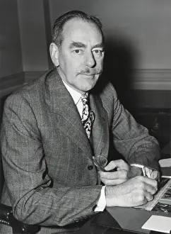 Acheson: Dean Acheson, Sec. of State, at the American Embassy