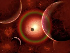 Concentric: The death of an alien solar system as its sun goes supernova