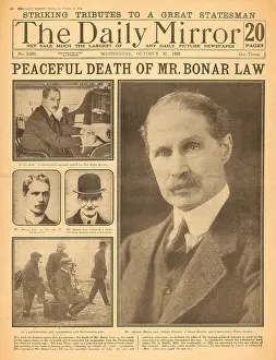 Bonar: Death of Bonar Law