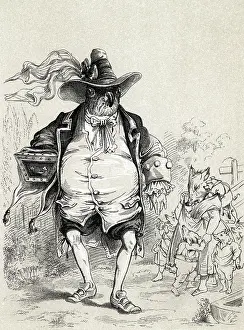 Satirizing: Death and Burial of Poor Cock, The Kite