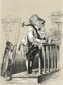 Satirizing: Death and Burial of Poor Cock Robin, The Fish