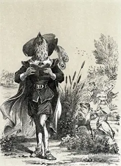 Satirizing: Death and Burial of Poor Cock, The Thrush