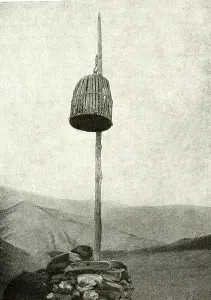 Starve: Death cage at the top of a pole, Afghanistan