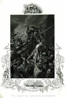 Blanche: Death of Captain Faulknor, off Pointe a Pitre, Guadeloupe