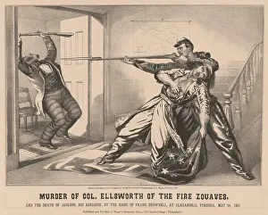 Ellsworth: Death of Colonel Elmer Ellsworth, the first