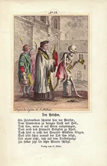 Florilegius Collection: Death comes for the Priest as he carries the
